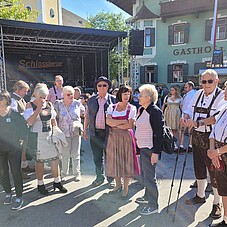 Foto einiger Teilnehmer auf dem Konzert von "Die Schlossberger"