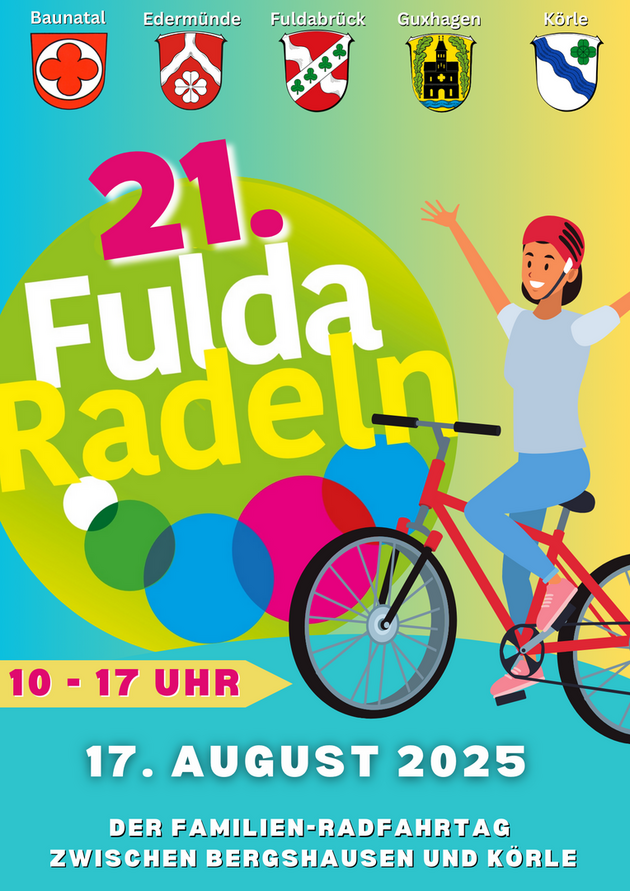 Plakat des 21. Fuldaradeln