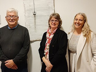 Hans Stäbe, Künstlerin Angelika Eberlein-Fleck, Katharina Bamann 