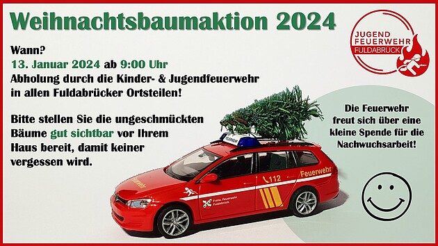Flyer Weihnachtsbaumaktion 2024