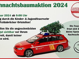 Flyer Weihnachtsbaumaktion 2024