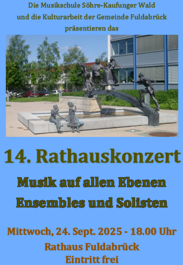 Plakat 14. Rathauskonzert