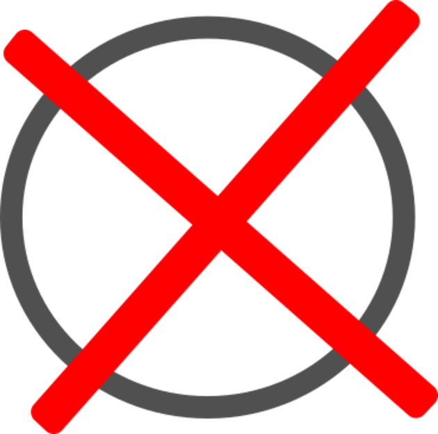 Abbildung eines Wahlkreuzes