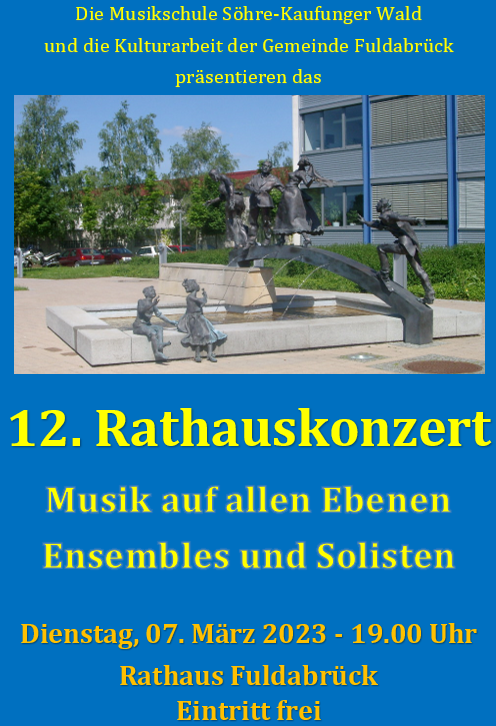 Flyer 12. Rathauskonzert
