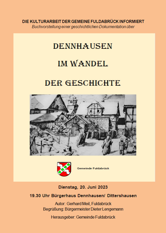 Poster Dennhausen im Wandel der Geschichte