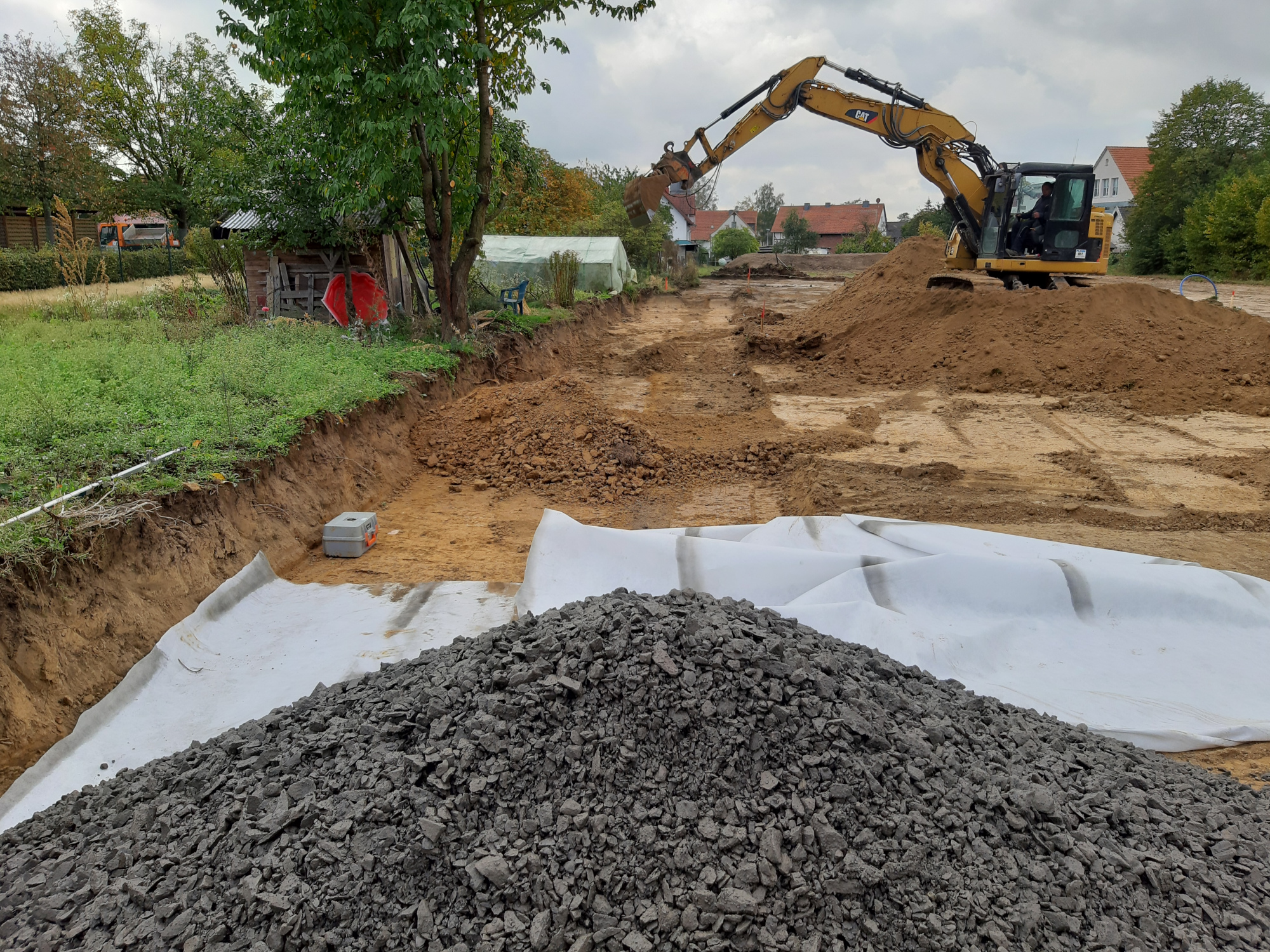 Baustellenstart