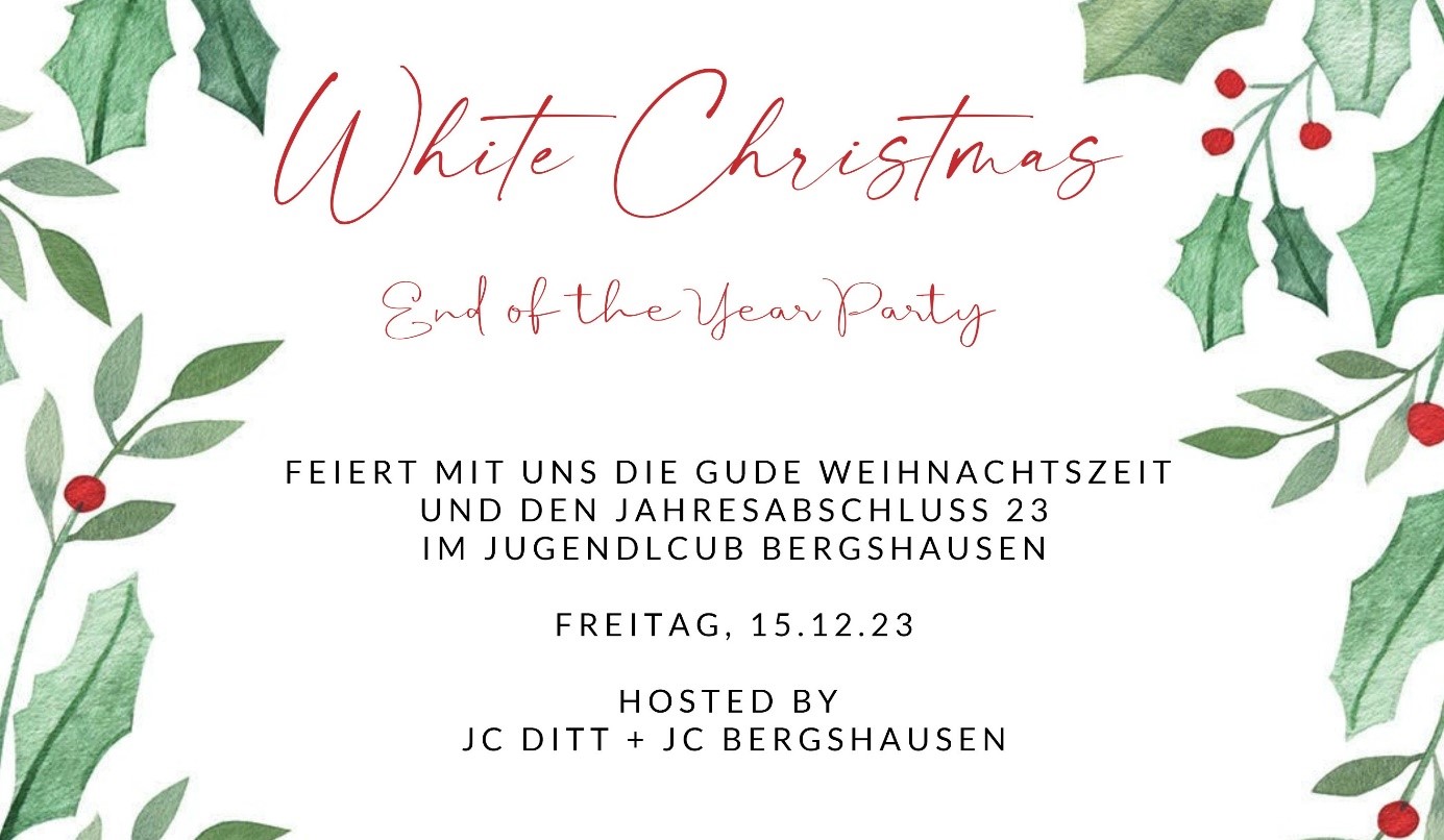 Einladung White Christmas Party 2023