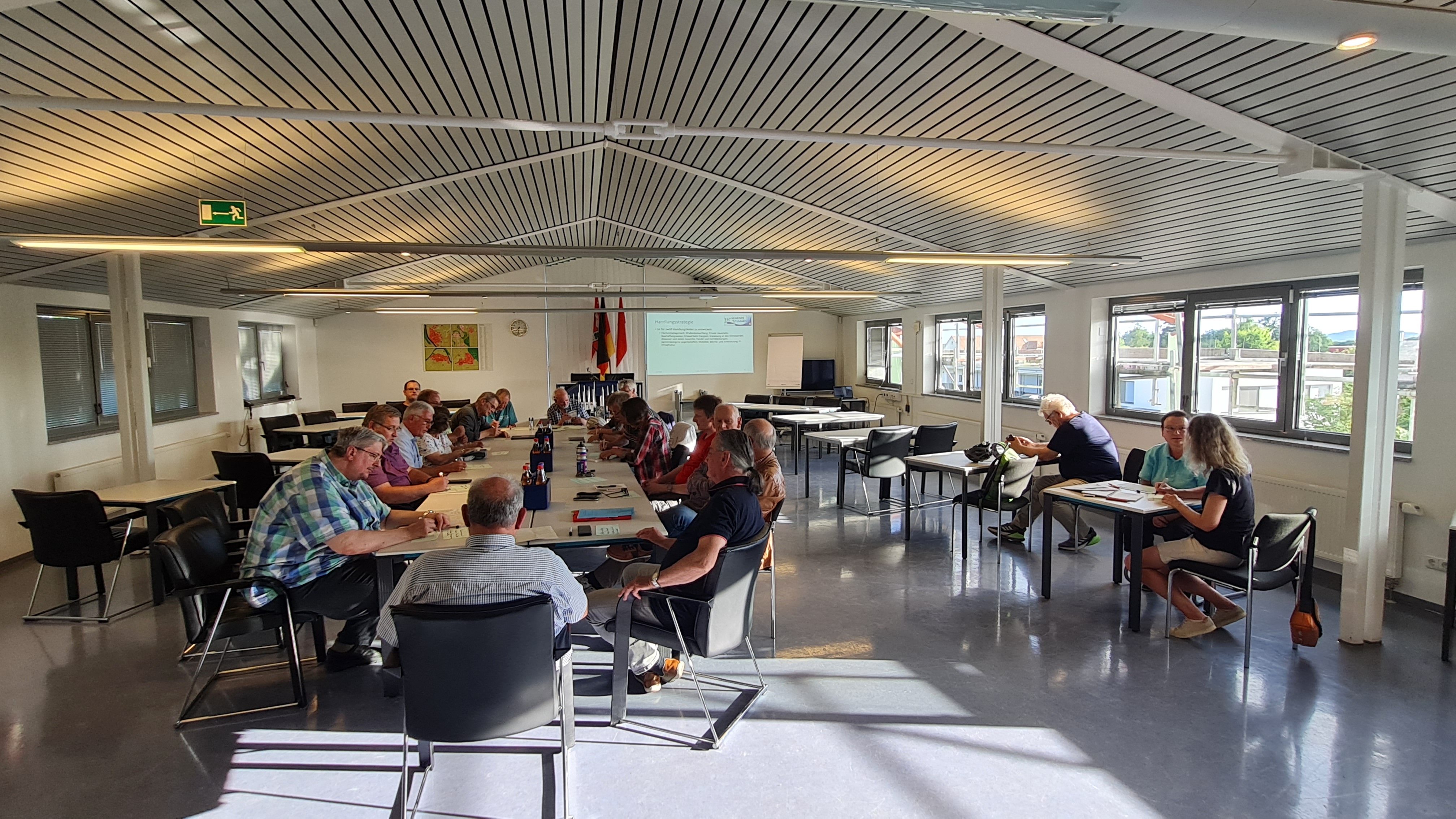 Gemeinsames Brainstorming zu Maßnahmen für den Klimaschutz