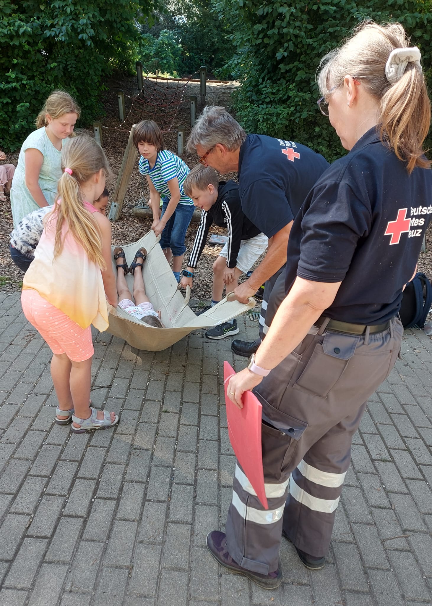 Hunde in der  Sommerferienbetreuung KW 31