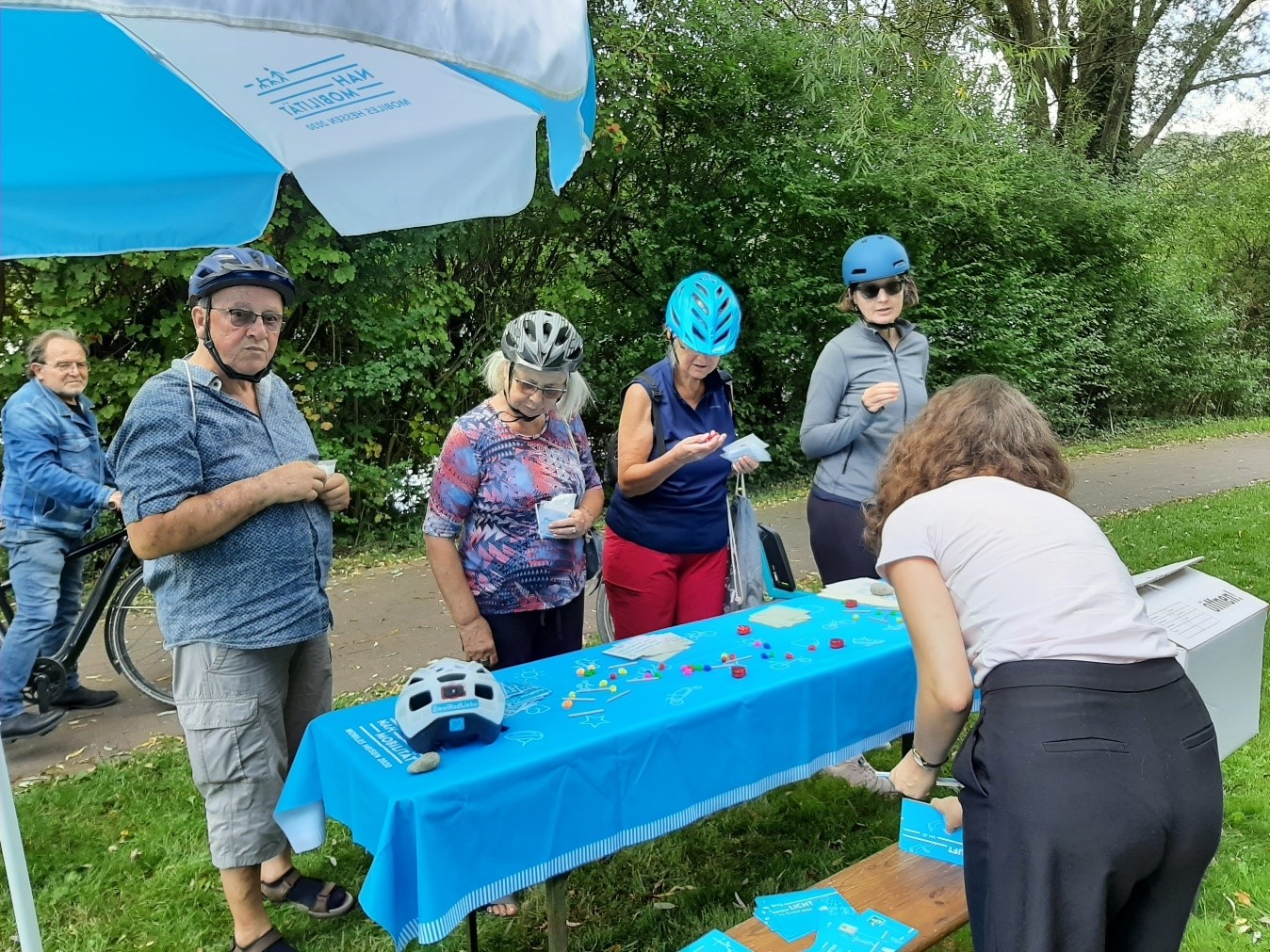 Informationsstand „Pimp your Bike“ der Arbeitsgemeinschaft Nahmobilität Hessen (AGNH)