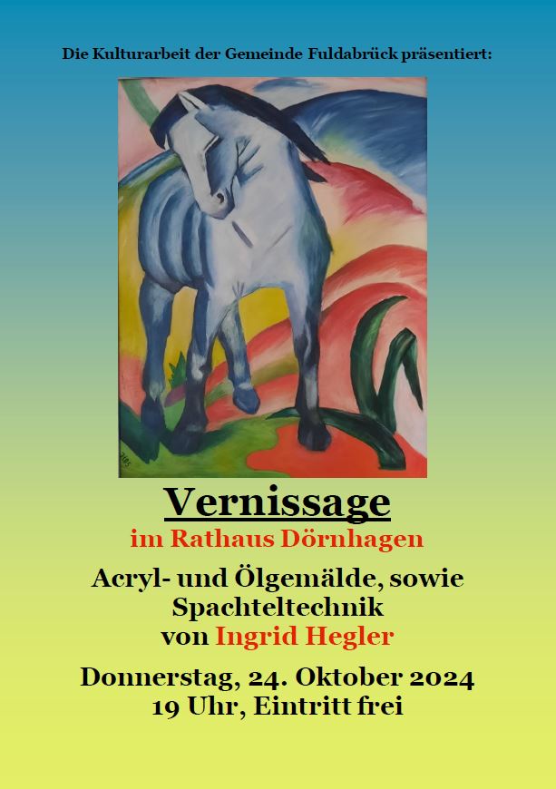 Plakat Vernissage