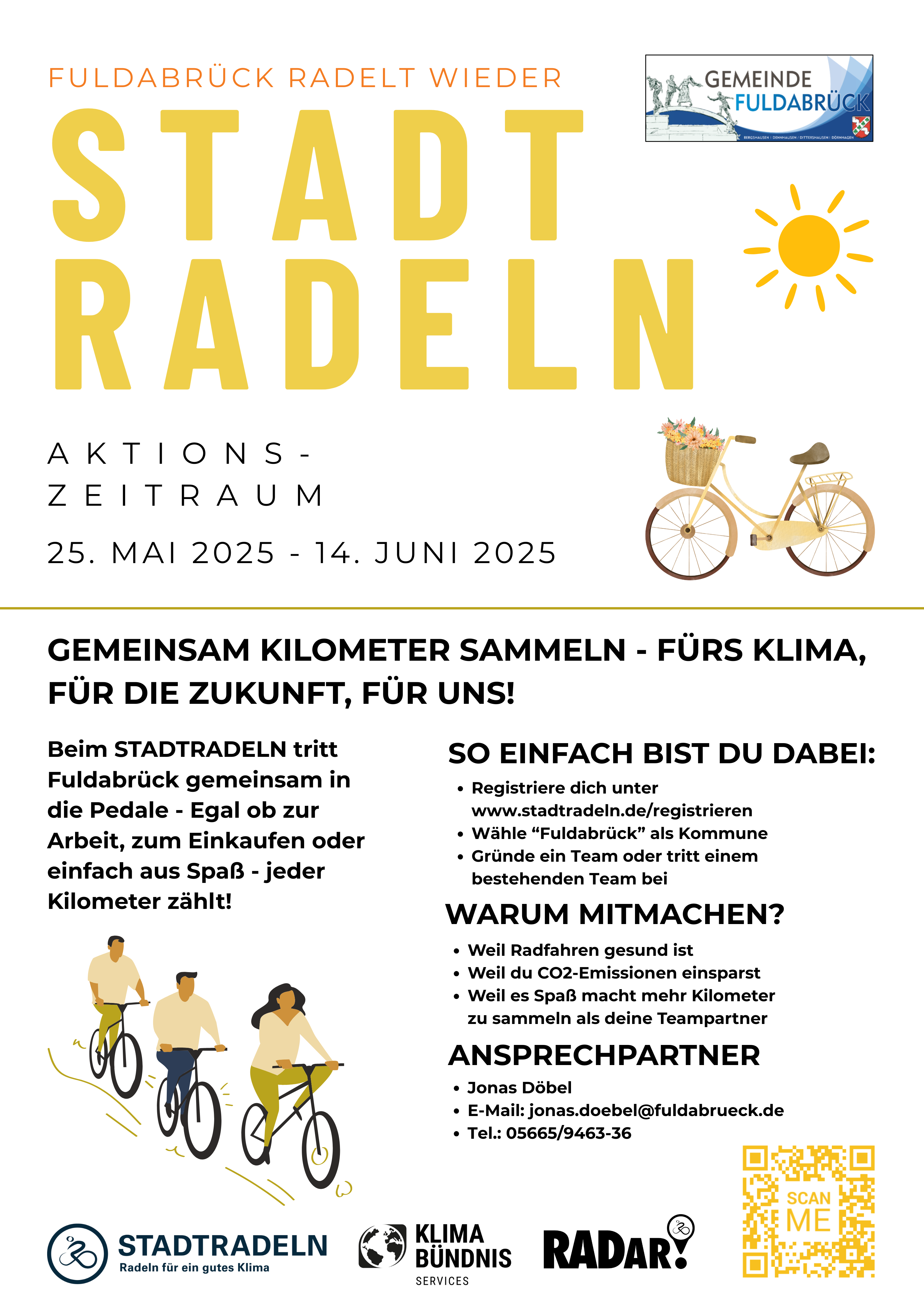 Plakat Stadtradeln 2025