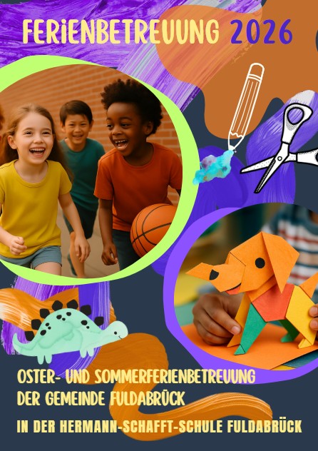 Flyer Ferienbetreuung 2026
