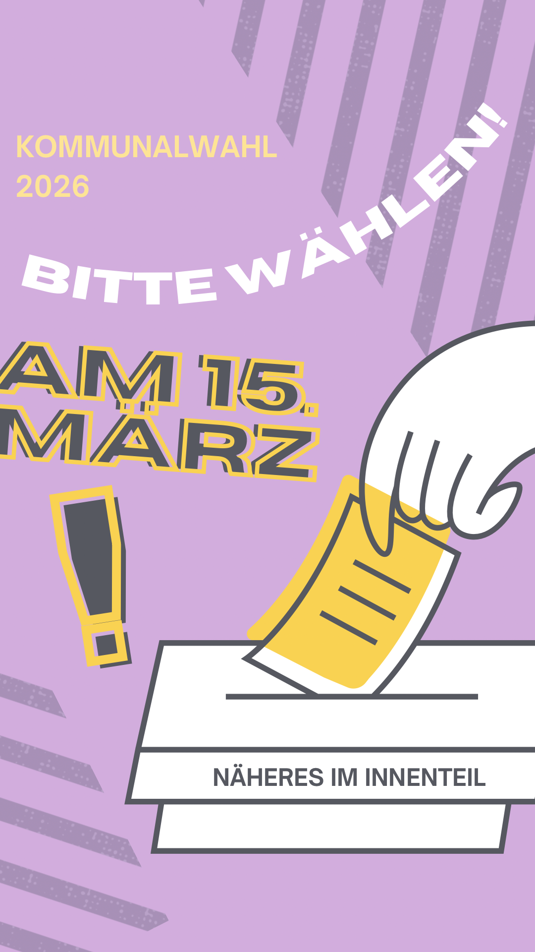 Foto Artikel Kommunalwahl am 15. März 2026